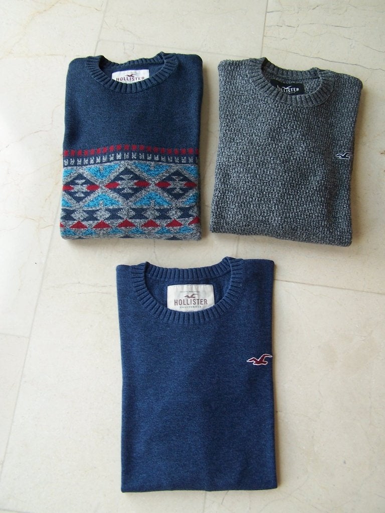 3 Hollister herenpulls – maat S/XS – zeer goede staat, Blauw, Ophalen of Verzenden, Zo goed als nieuw, Hollister