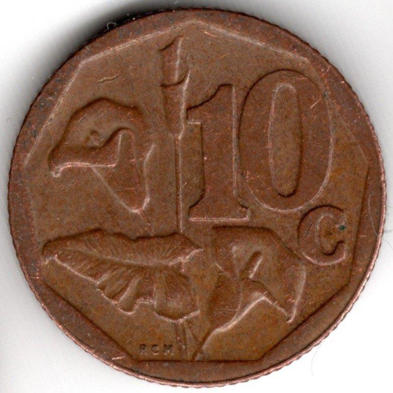 Zuid-Afrika:10 Cent 2014:siSwati: Ningizimu Afrika Ref 15921, Ophalen of Verzenden, Zuid-Afrika, Losse munt