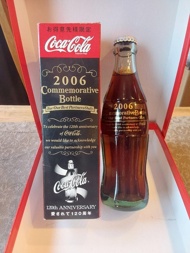 COCA COLA FLES 120 TH ANNIVERSARY 2006, Verzamelen, Ophalen of Verzenden, Zo goed als nieuw, Gebruiksvoorwerp