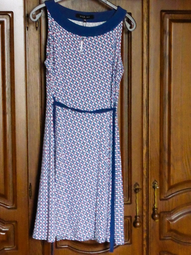 Nieuw - Kleed/Jurk - Vila Joy - XL - Mouwloos - Prijskaartje, Ophalen, Meerkleurig, Maat 46/48 (XL) of groter, Nieuw