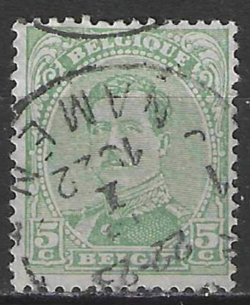 Belgique 1915 - Yvert/OBP 137 - Roi Albert Ier (ST), Timbres & Monnaies, Envoi, Affranchi, Oblitéré, Maison royale