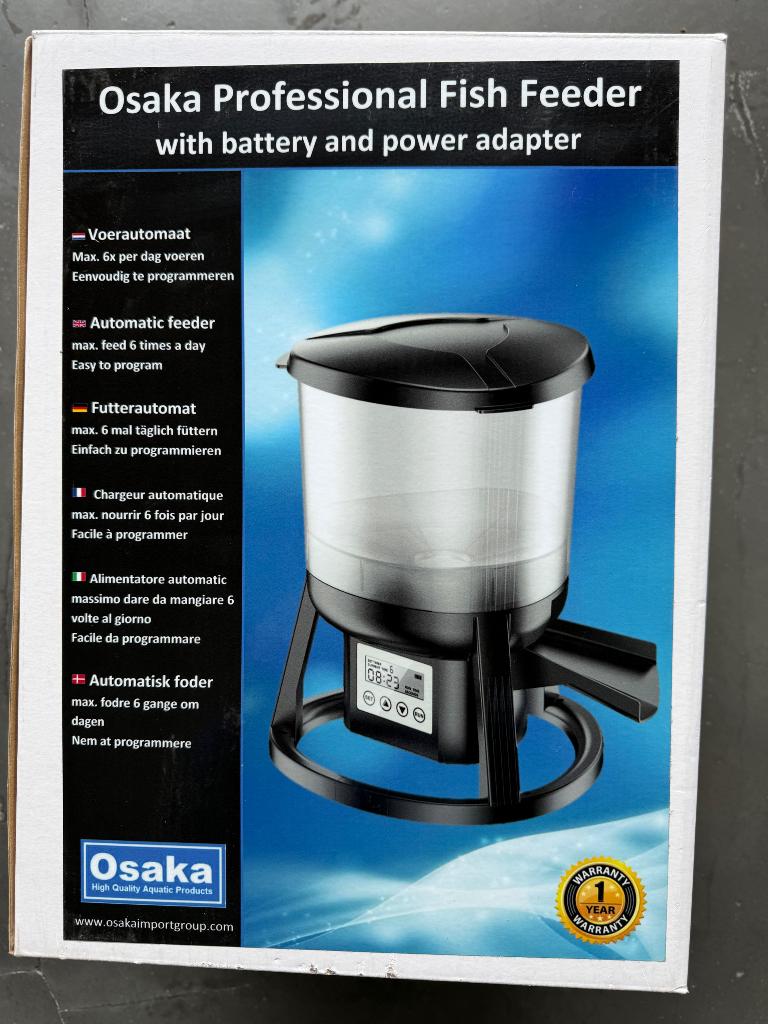 Osaka professional fish feeder, Ophalen