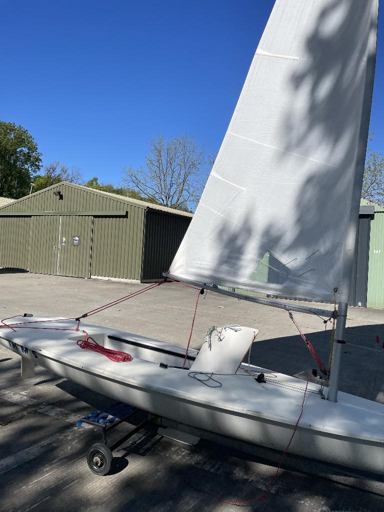 LASER STANDAARD ONDERMAST+3 zeilen, Watersport en Boten, Laser, Ophalen, Gebruikt, Laser