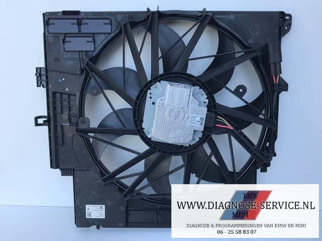 BMW X3 X4  F25 F26 koelvin ventilator kompleet  6732 7562595, Gebruikt, -, -, Ophalen of Verzenden