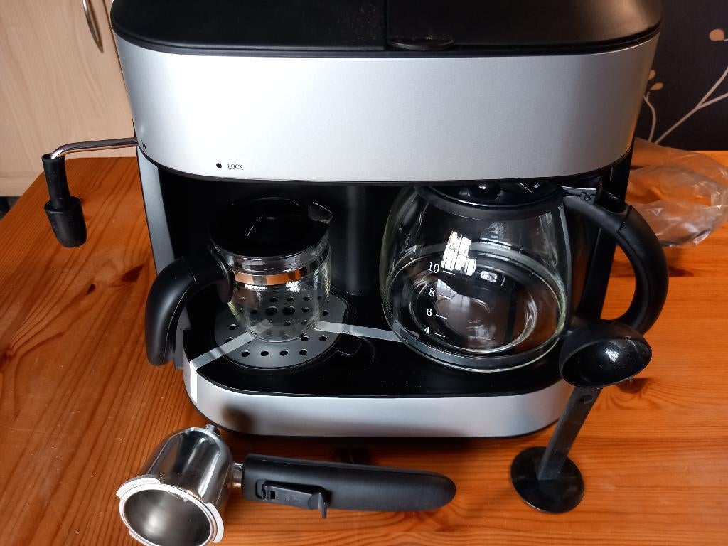 COMBINÉ EXPRESSO CAFETIÈRE, Electroménager, Enlèvement, Neuf, Cafetière, Café moulu