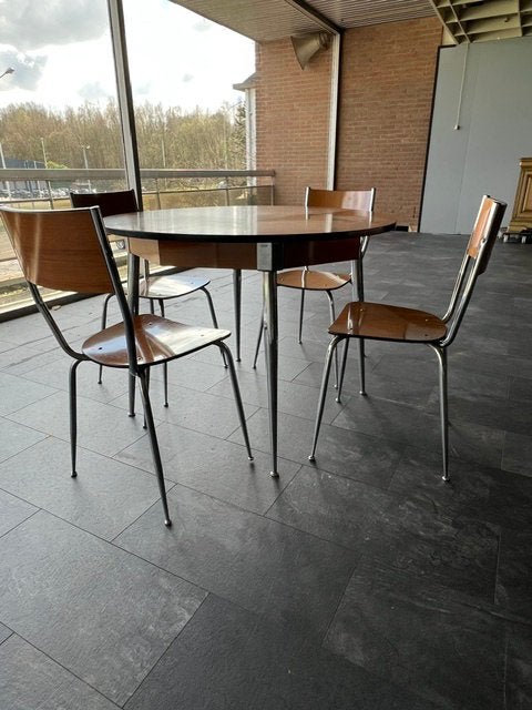 Retro tafel en stoelen Salvarani, Ophalen, Huis en Inrichting