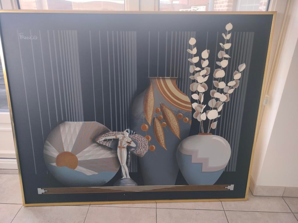 Heel groot FRANCO schilderij in goede staat, Ophalen, Schilderij