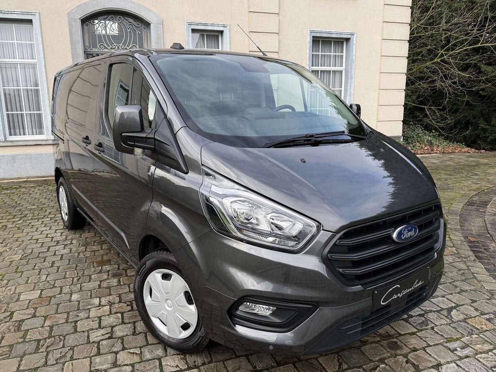 Ford Transit Custom 300S 2.0 TD Aut. Trend 3 Zpl, Trekhaak,, Auto's, Automaat, Stof, Gebruikt, Euro 6