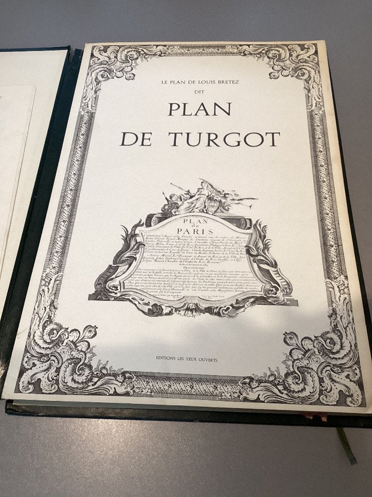 Plan van Parijs Plan Turgot. 008/a., Antiek en Kunst, Kunst | Etsen en Gravures, Ophalen, Cartografie, Genummerd