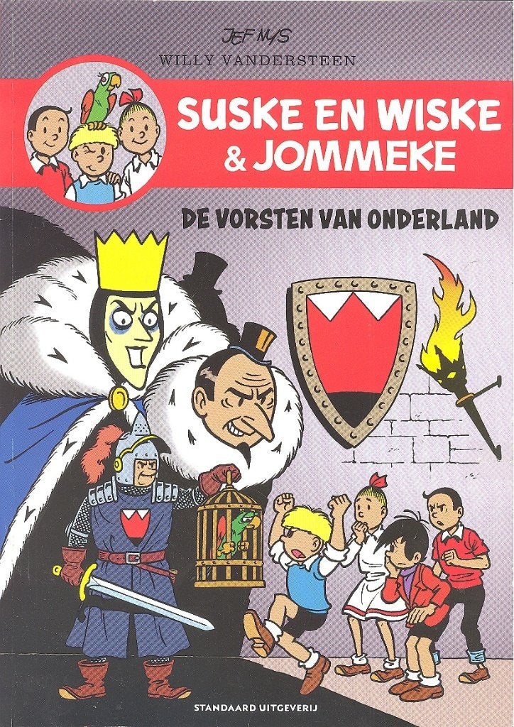 Suske en Wiske & Jommeke - De vorsten van Onderland., Boeken, Stripverhalen, Gelezen, Willy vandersteen, Eén stripboek, Ophalen of Verzenden