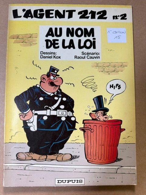 L'agent 212 tome 2 EO, Livres, Enlèvement ou Envoi, Une BD, Utilisé, Kox & Cauvin