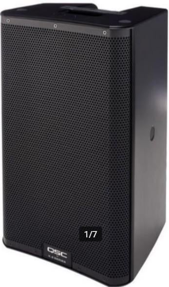 Vends set enceintes QSC K10.2 (2x) + KS 112 (1x) + housses, TV, Hi-fi & Vidéo, Enlèvement, Comme neuf, Autres types, Autres marques