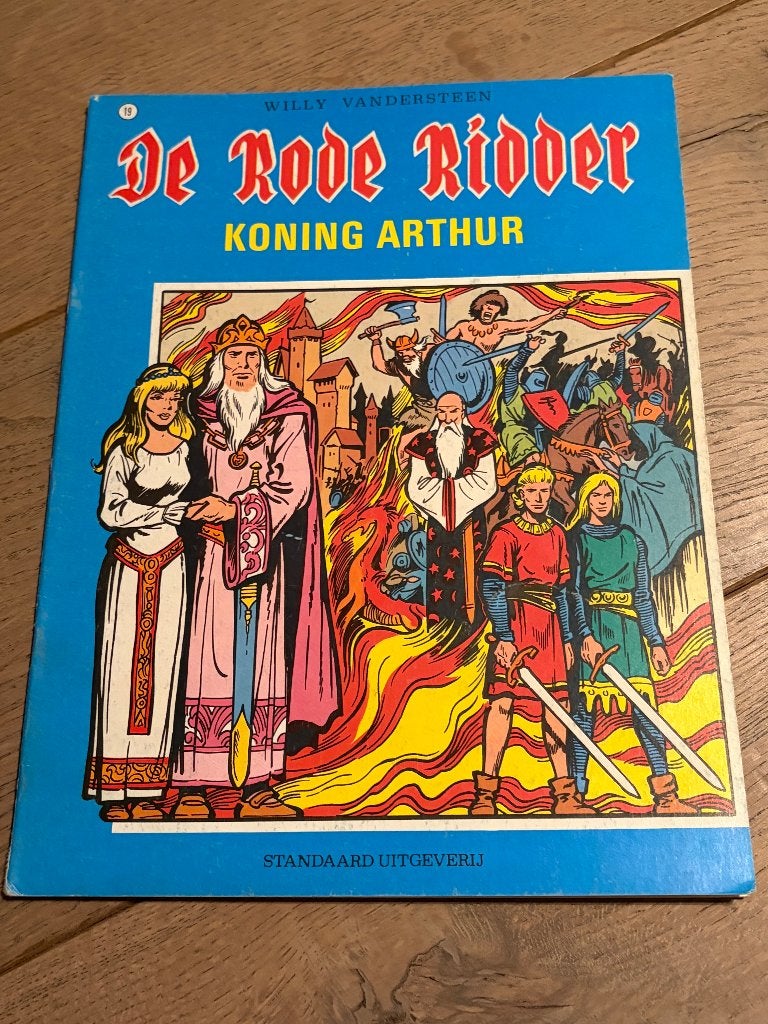 De Rode Ridder - 19 - Koning Arthur, Eén stripboek, Ophalen of Verzenden, Gelezen, Willy Vandersteen