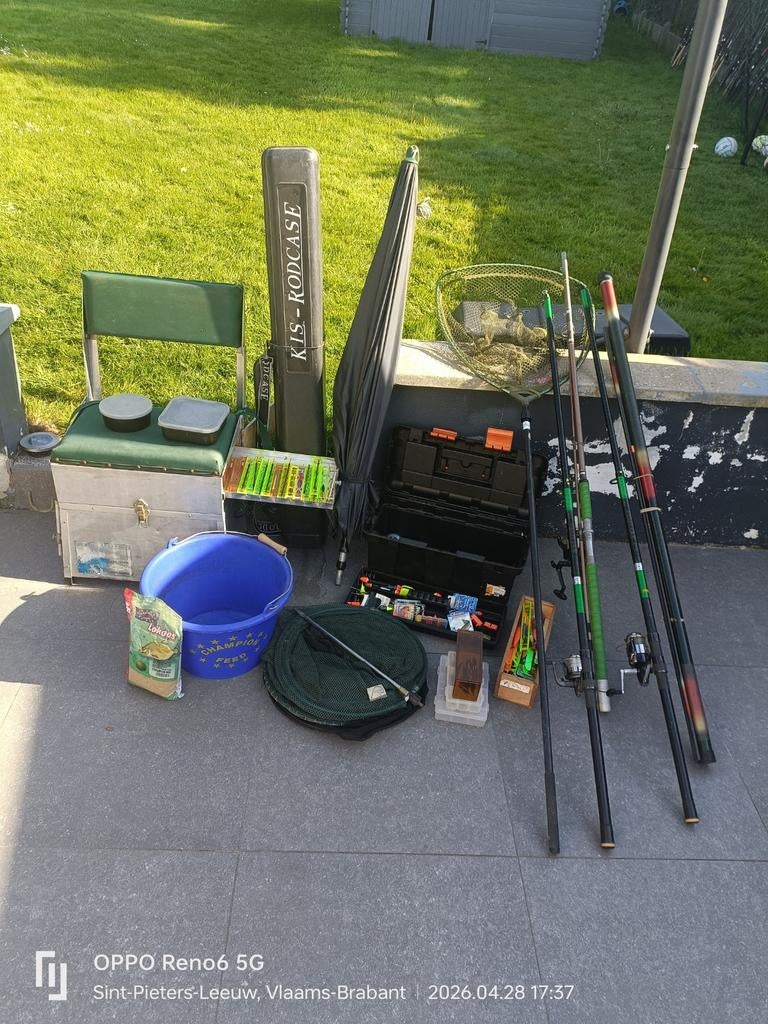 Klein visterrein, Ophalen