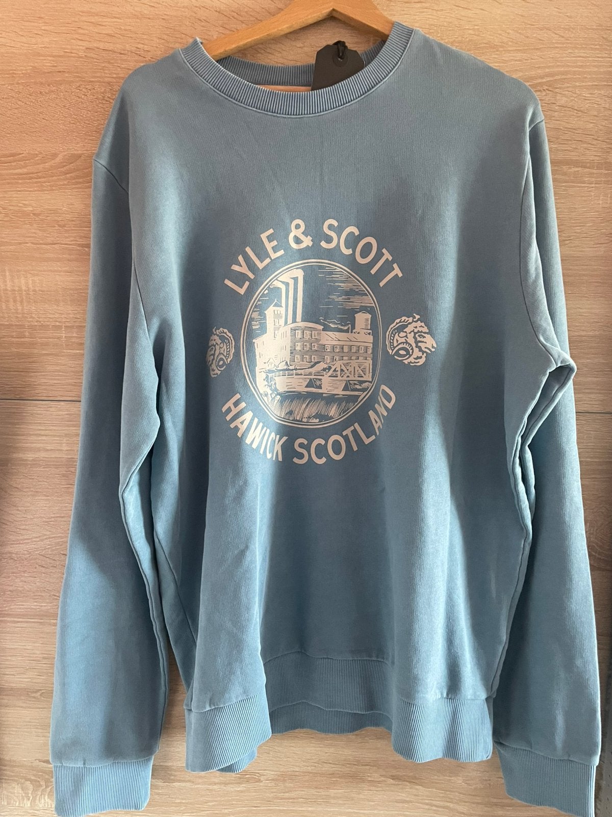 Sweat Lyle&Scott neuf, Enlèvement, Neuf, Taille 48/50 (M), Bleu
