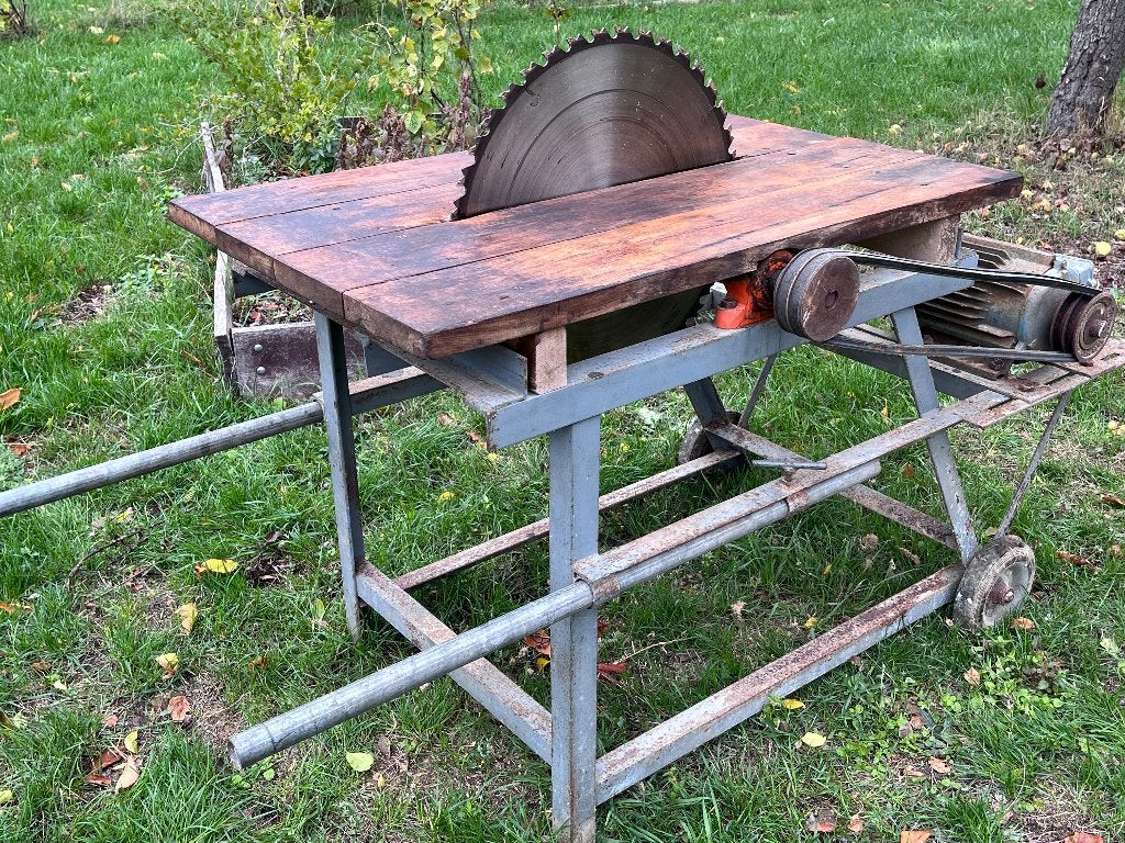 Scie Circulaire table, moteur triphasé 3cv, Bricolage & Construction, Enlèvement, Utilisé, Scie, Autres marques