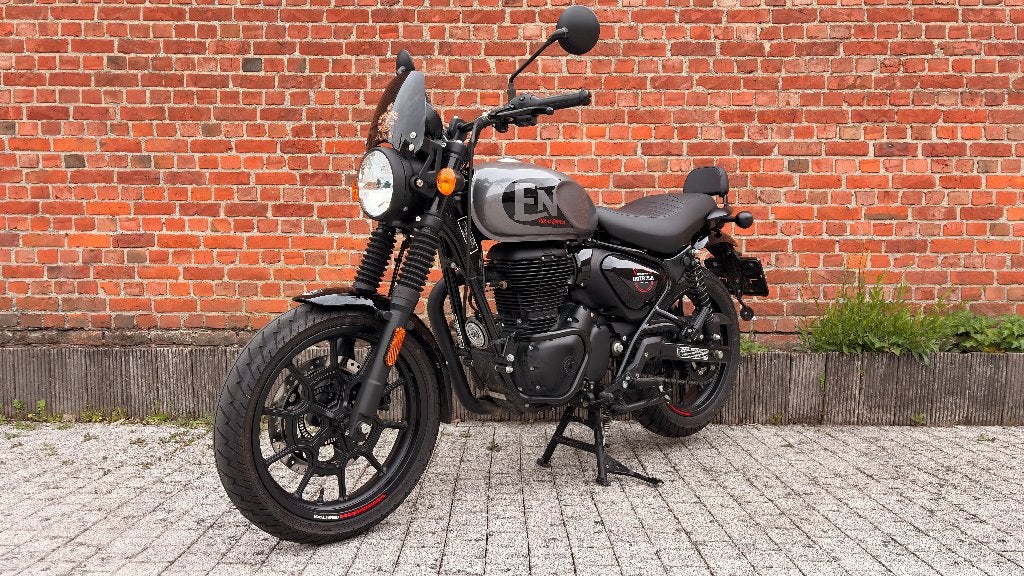 Royal Enfield Hunter 350 Dapper, lage kilometerstand!, Motos, 350 cm³, Entreprise, Occasion, Permis Moto A2 minimum