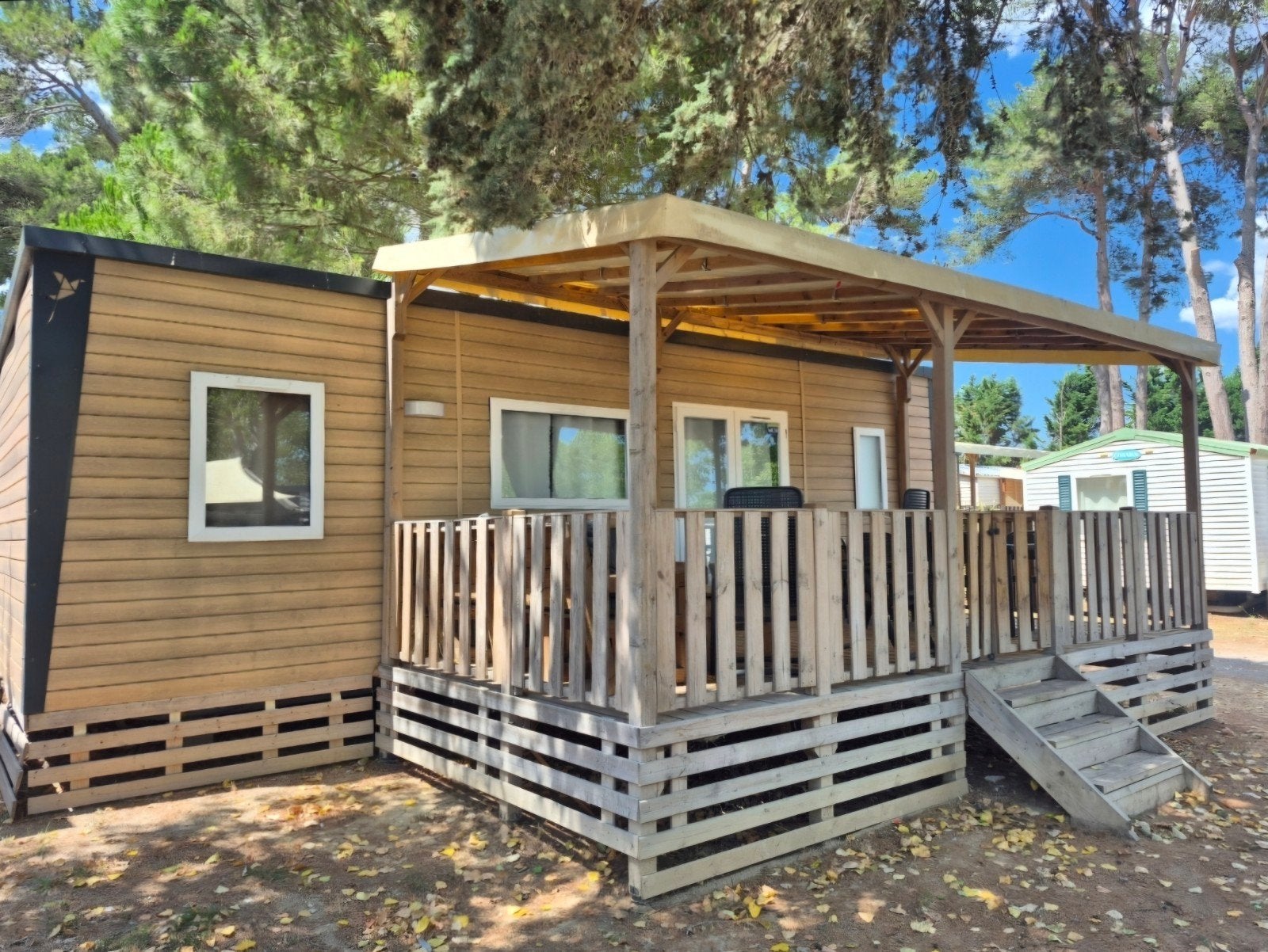 Location mobil-home sud de la France, Propriétaire, Village, Animaux domestiques acceptés, 6 personnes