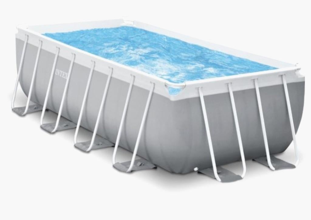 Opzetwembad rechthoekig, warmtepomp, zandfilter, Tuin en Terras, Zwembad-toebehoren, Ophalen, Gebruikt, Overige typen