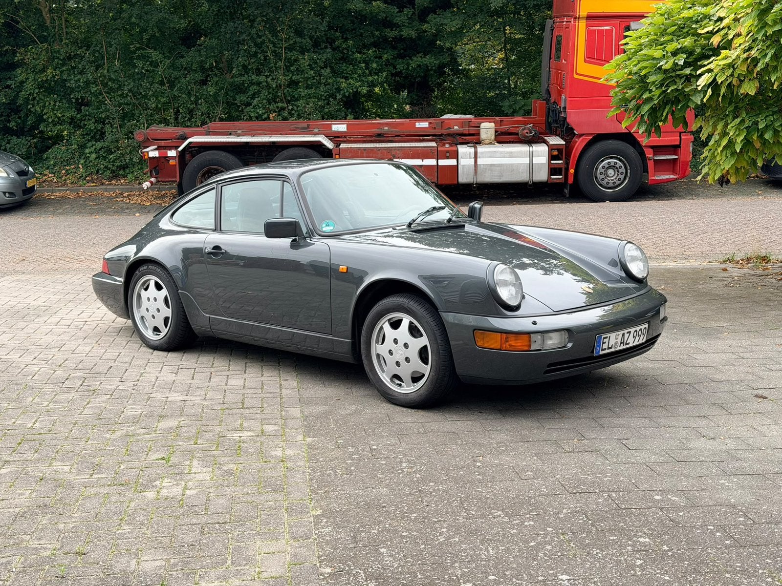 Porsche 911 Carrera Coupé 964, Autos, Cuir, Achat, Entretenue par le concessionnaire, Noir