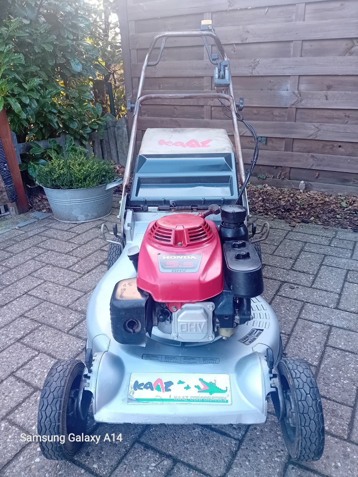 tondeuse à gazon KAAZ LM530HXA, Jardin & Terrasse, Enlèvement, Sac de ramassage