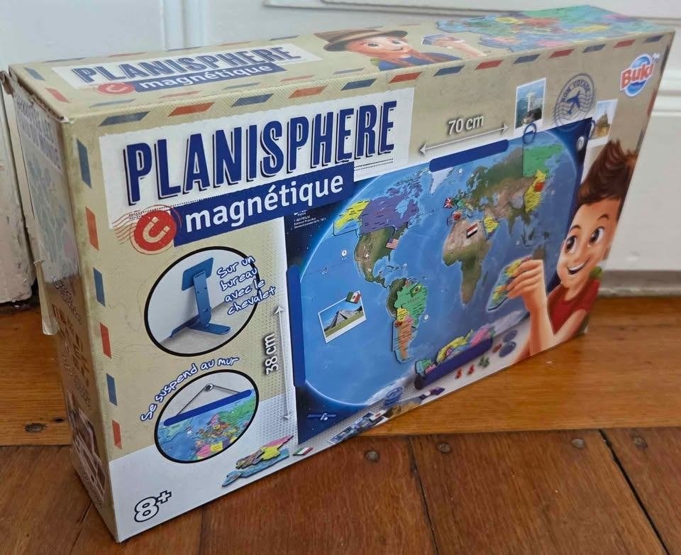 Planisphère magnétique Buki, Enlèvement, Comme neuf, Découverte