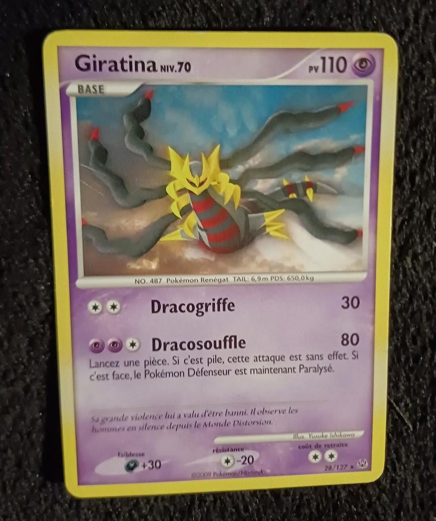 Vintage: Giratina Non-Holo Lv70 28/127 Plasma Freeze (FRA), Enlèvement ou Envoi