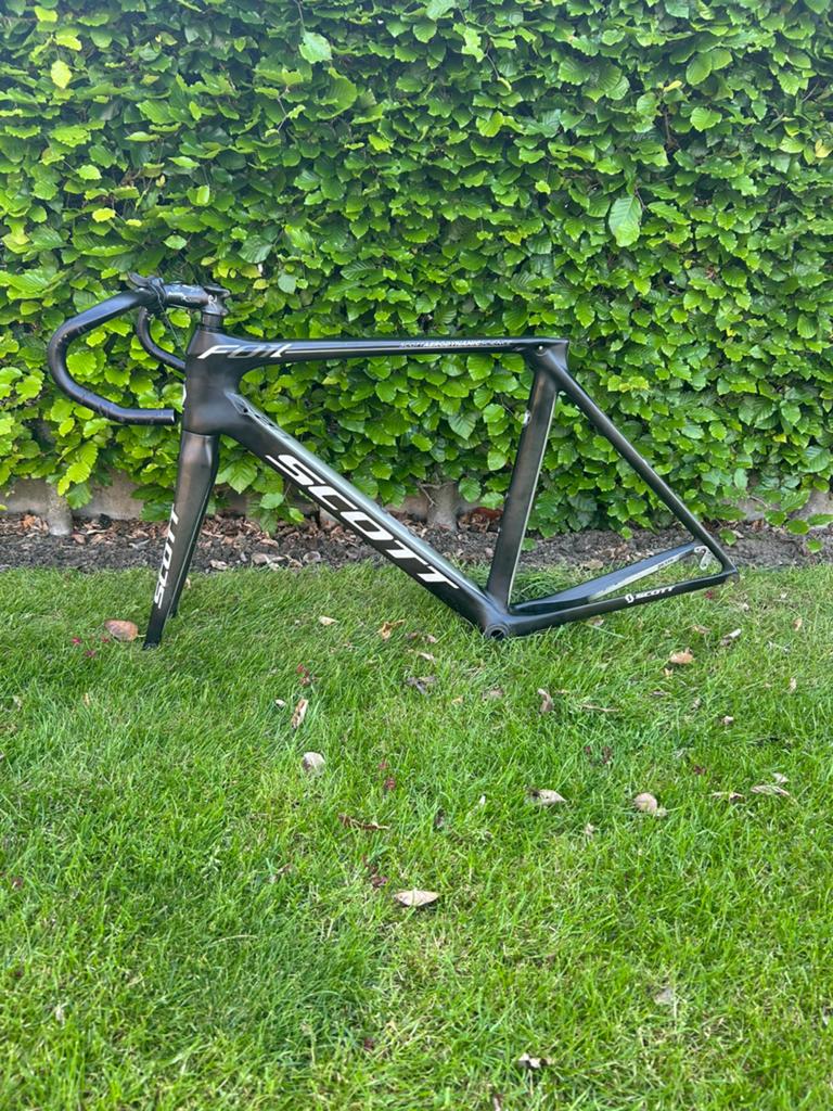 Carbon koersfiets frame Scott foil, Fietsen en Brommers, Ophalen, Frame, Gebruikt, Racefiets
