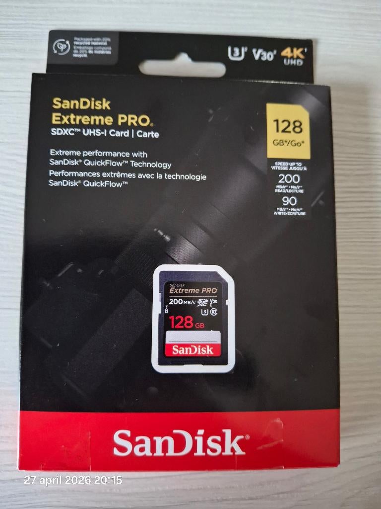 geheugenkaart, Ophalen, SD, Nieuw, SanDisk