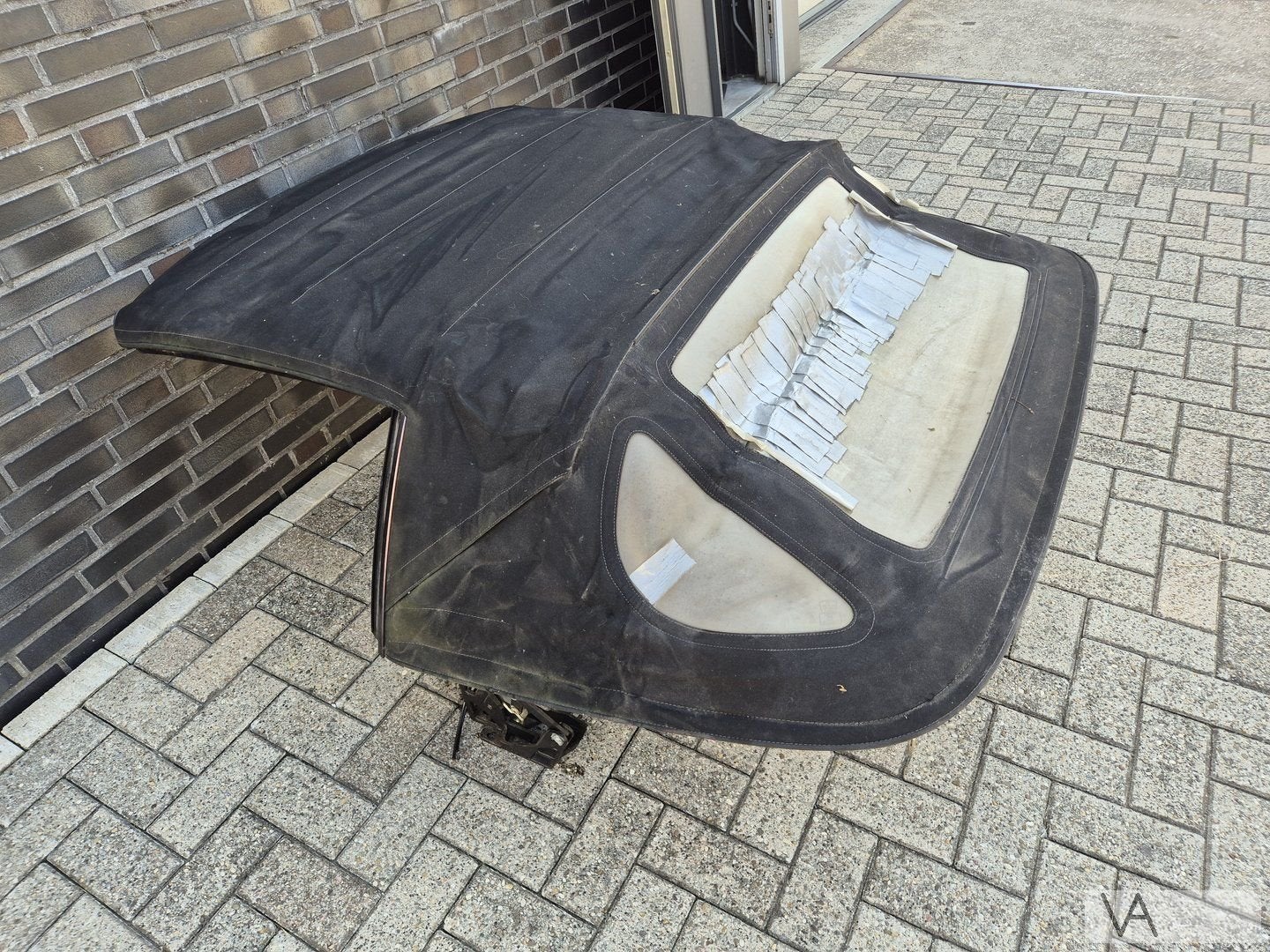 Cabriodak softtop van Mercedes SL R129 ruitjes slecht €500, Haillon arrière, Utilisé, -, -