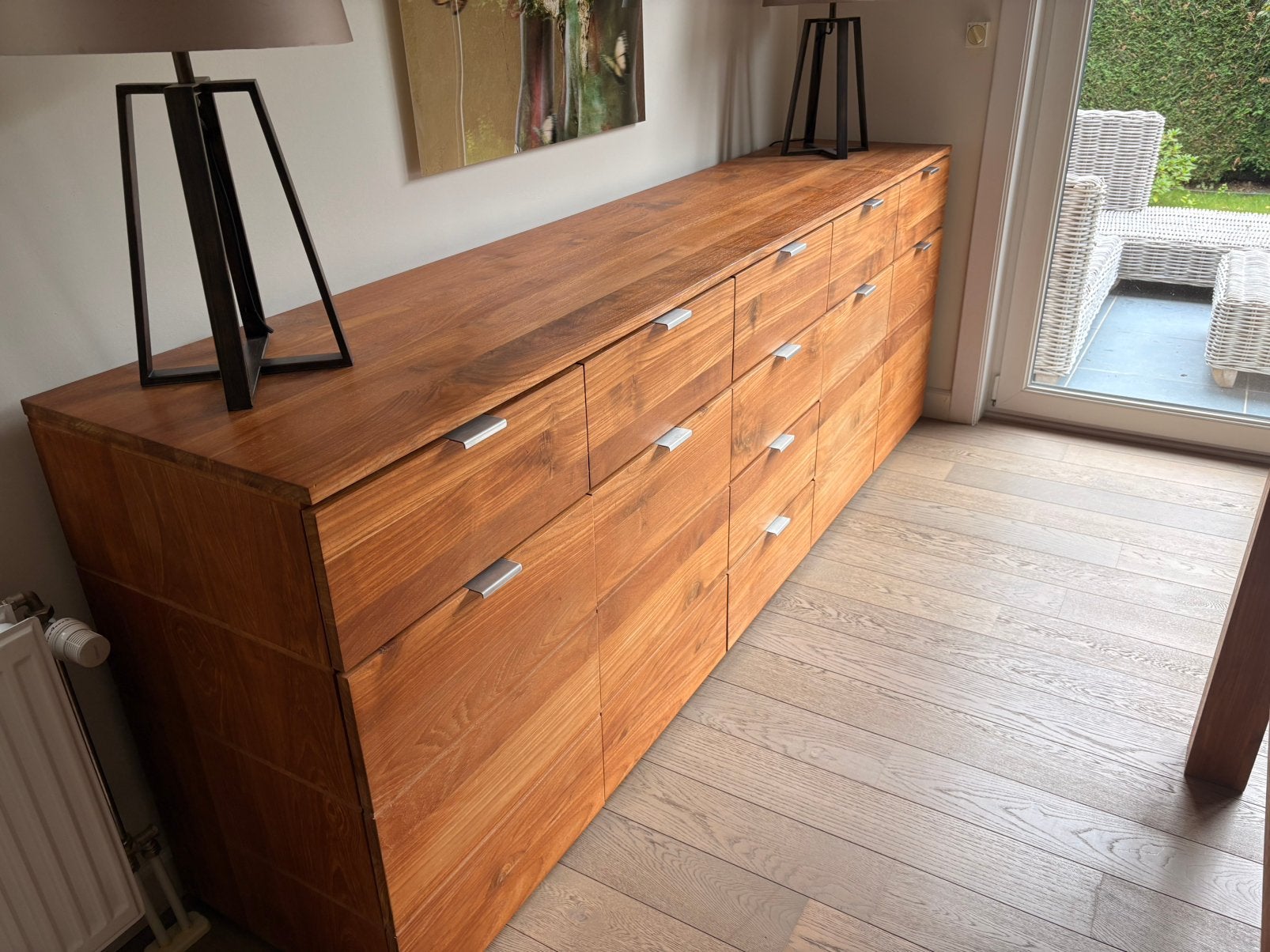 Dressoir van teakkwaliteit, Ophalen, Zo goed als nieuw