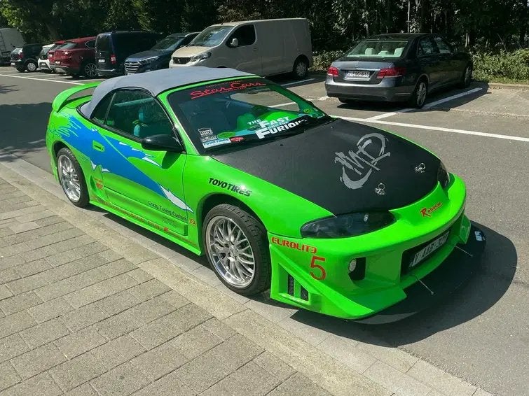 Mitsubishi Eclipse GS 1996 – Fast & Furious Style – OLDTIMER, Automaat, Achterwielaandrijving, Euro 6, Cabriolet