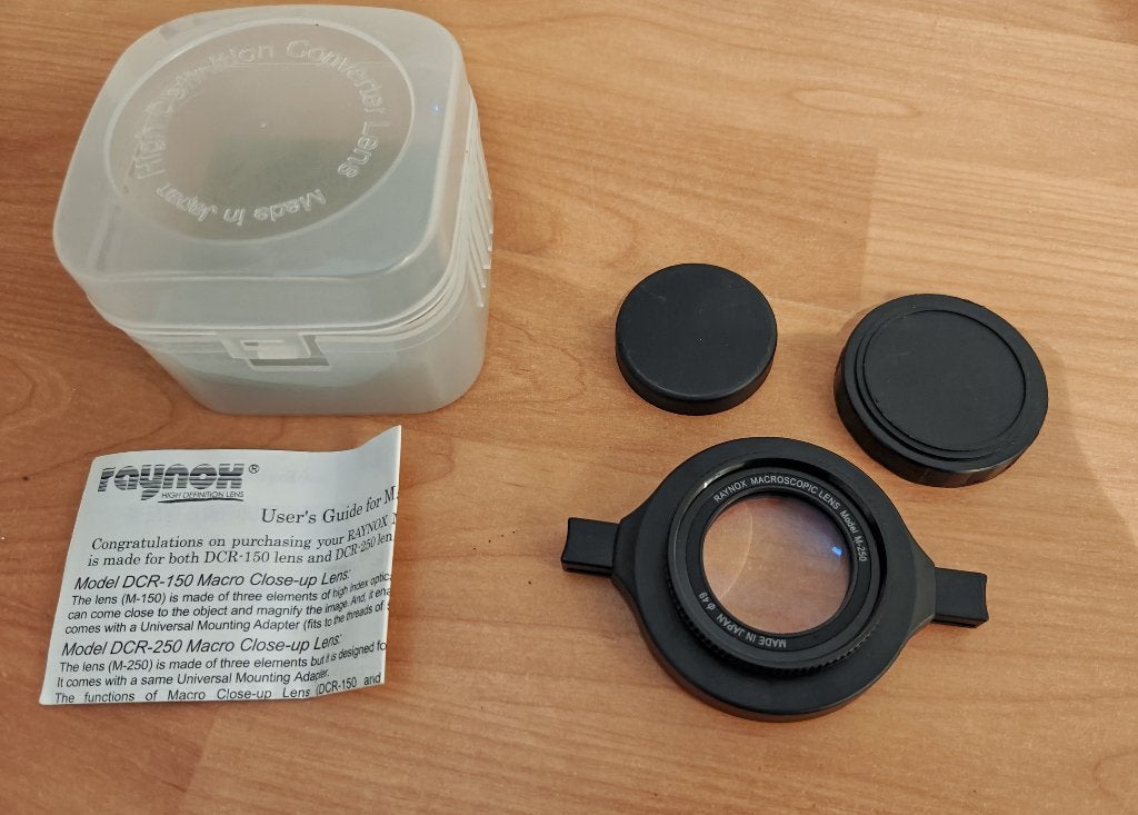 Raynox DCR-250 Super Macro voorzetlens te koop, TV, Hi-fi & Vidéo, Photo | Appareils professionnels, Autres marques, Autres types