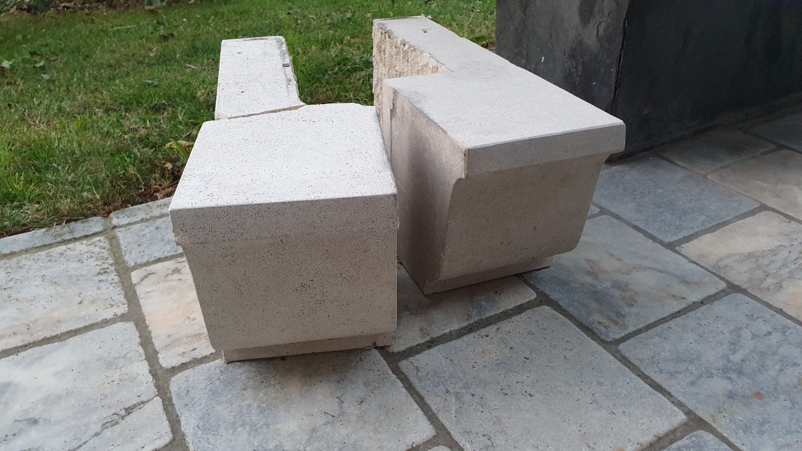 Zansteen ornamenten schouw, Ophalen