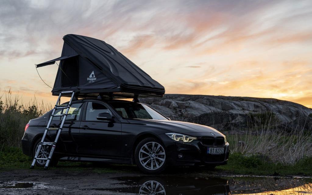 Femkes Hopper dakent hardschell rooftop tent als nieuw, Ophalen, Zo goed als nieuw