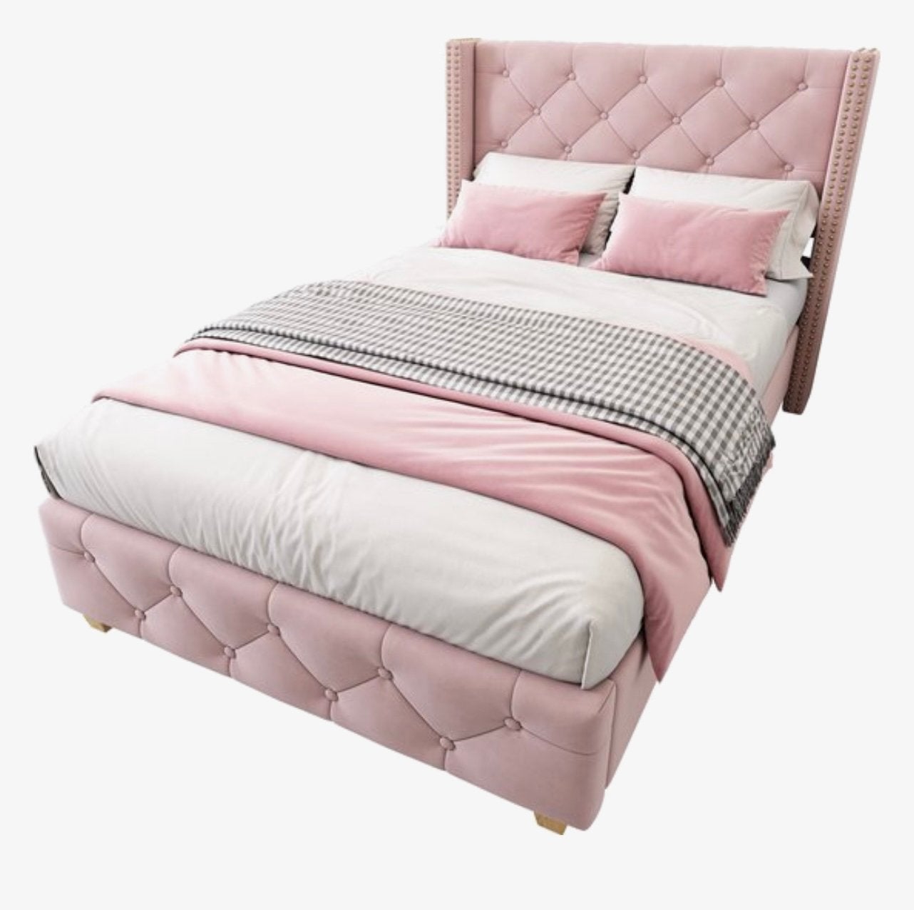 Eenpersoonsbed met matras, matrasbeschermer en donsdeken, Enlèvement, 200 cm