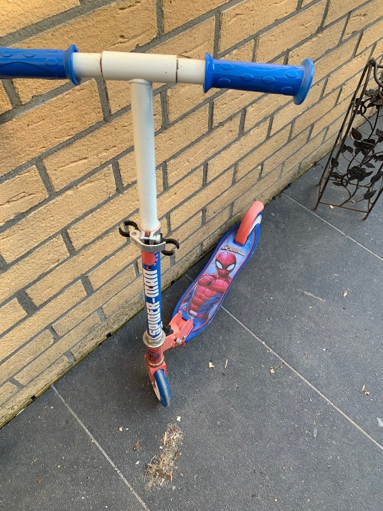 Trottinette Spiderman, Ophalen, Zo goed als nieuw, Gewone step