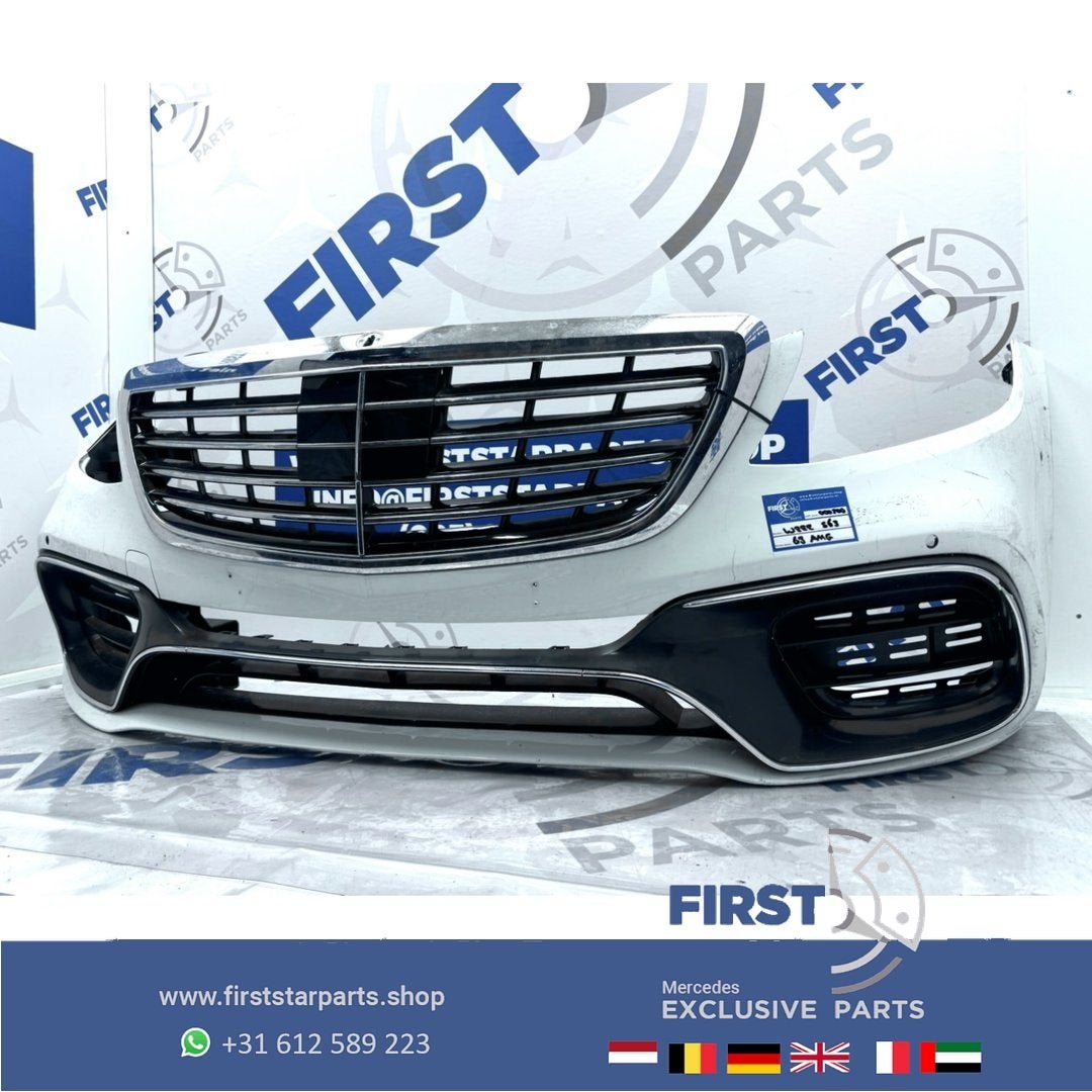 W222 Facelift S63 S65 AMG Voorbumper Origineel Mercedes 2018, Utilisé, -, Avant, -