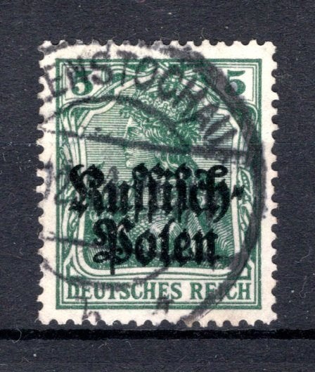 POLEN Yt. OA2 gestempeld 1915 Duitse bezetting, Postzegels en Munten, Verzenden, Polen, Gestempeld