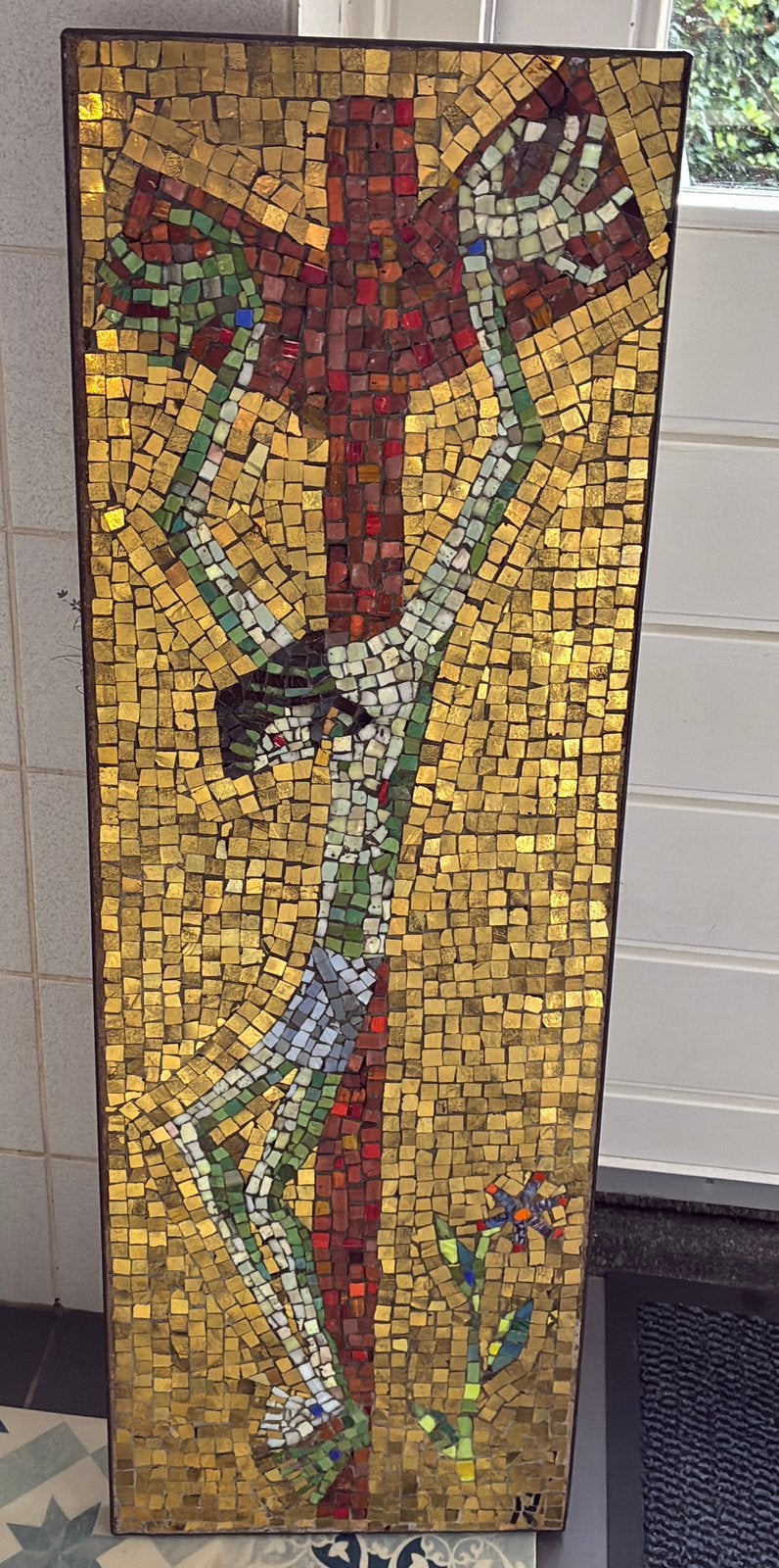 Uniek mozaïek kunstwerk van Pierre van Rossum 1955, Antiek en Kunst, Kunst | Overige Kunst, Ophalen of Verzenden
