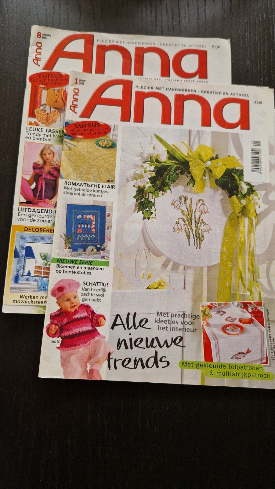Handwerk tijdschriften, Ophalen