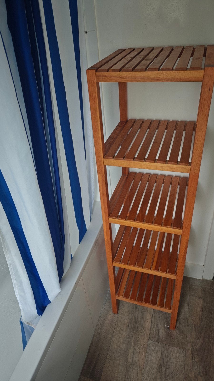 Étagère en bois IKEA - meuble de salle de bain., Enlèvement ou Envoi