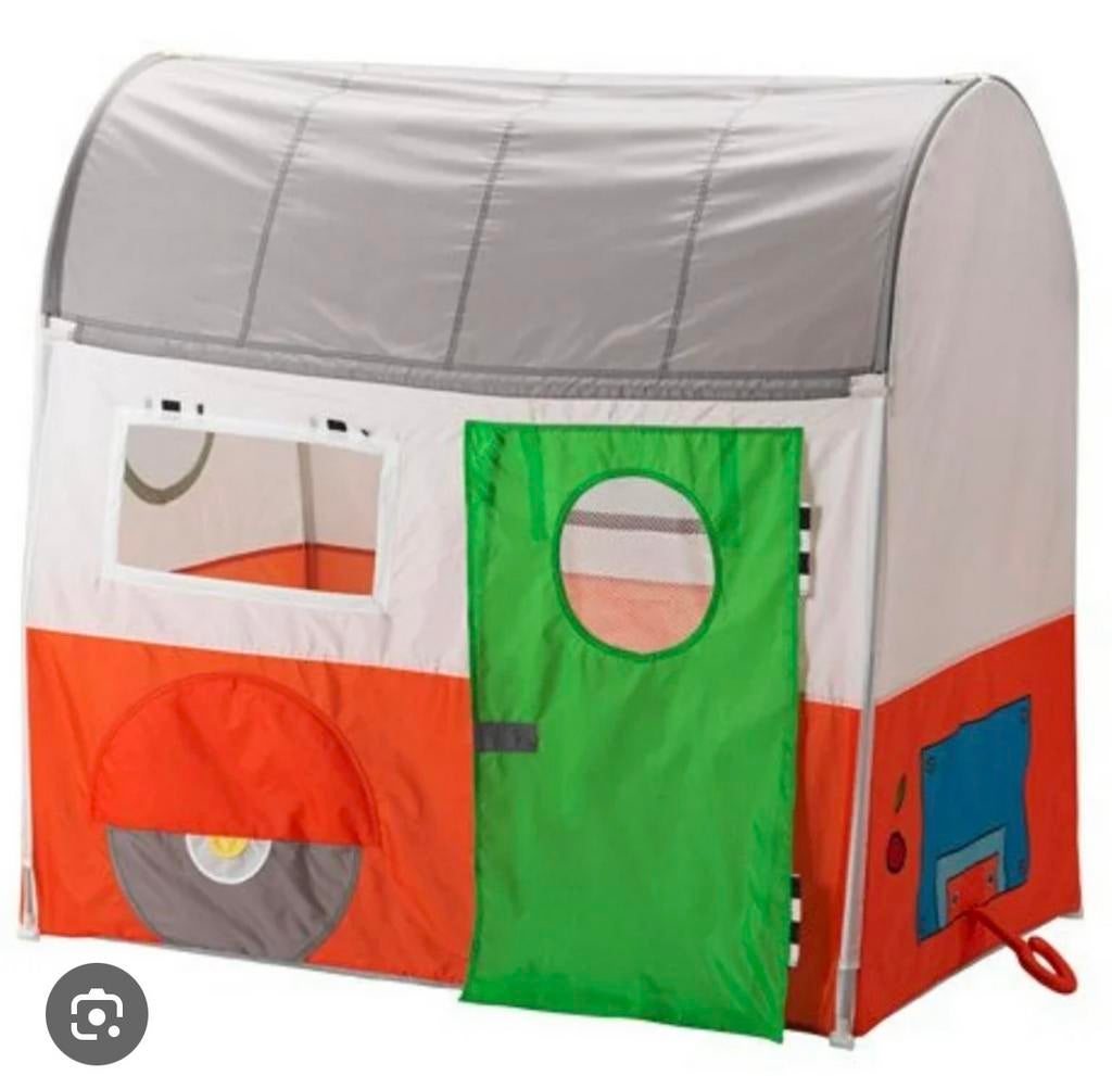 Speel -of slaaptent caravan (IKEA), Ophalen, Gebruikt