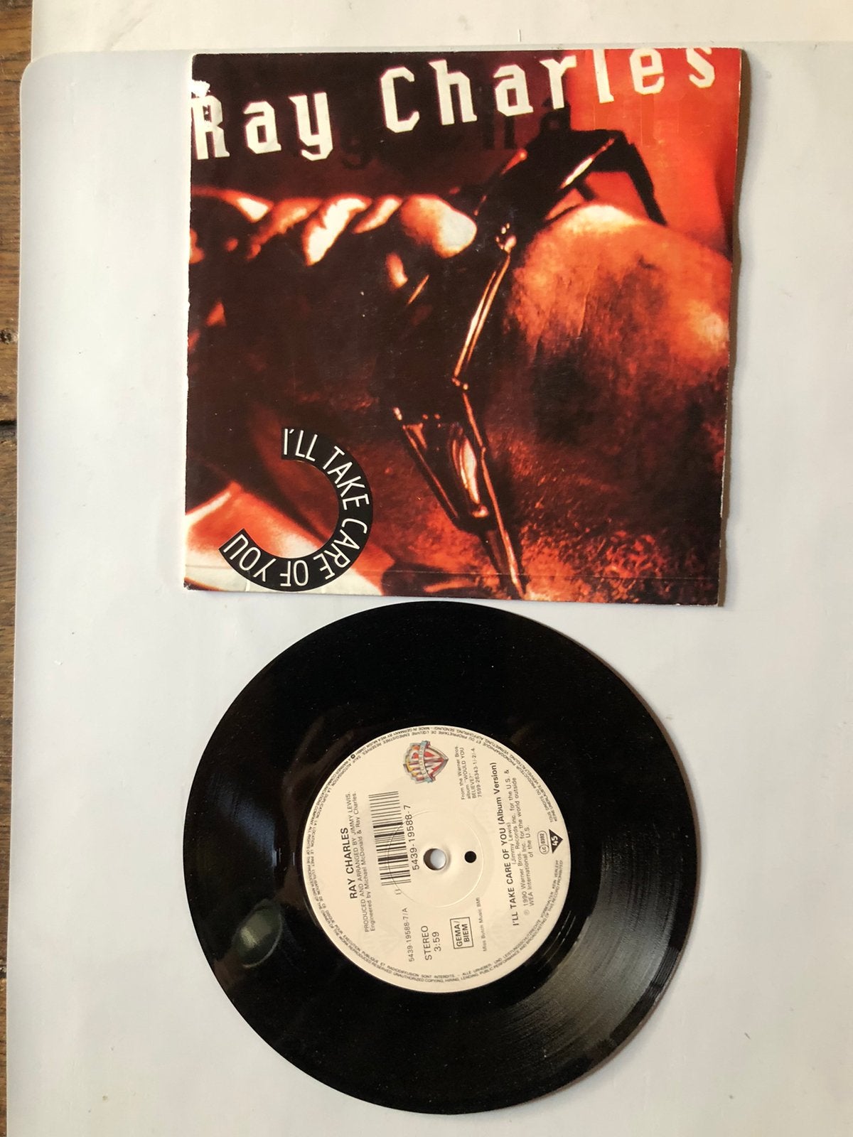 Ray Charles : I'll take care of you (1990; mint; jazz), Verzenden, Zo goed als nieuw