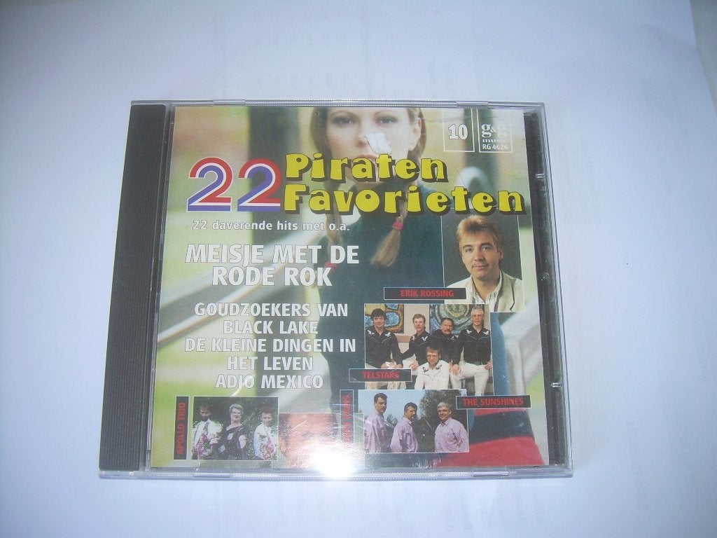 CD - 22 PIRATEN FAVORIETEN, Ophalen of Verzenden, Zo goed als nieuw, Nederlandstalig