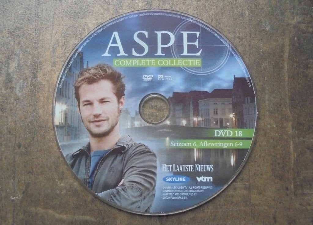 DVD 18 Aspe Complete Collectie (zie foto's), Cd's en Dvd's, Vanaf 12 jaar, Ophalen of Verzenden, Gebruikt, Actie en Avontuur