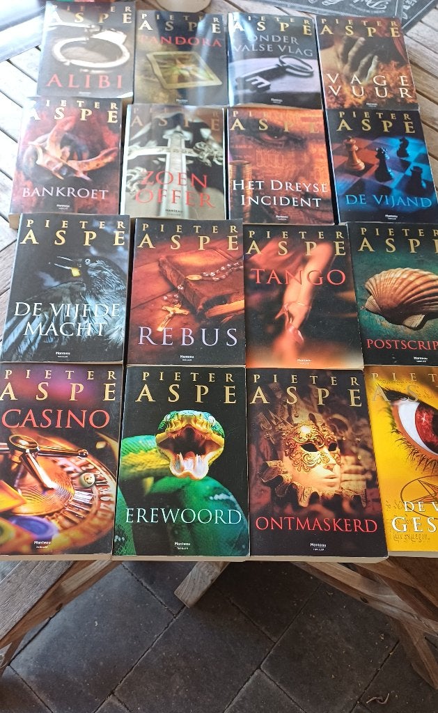 Boeken pieter aspe, Boeken, Ophalen, Zo goed als nieuw, Pieter Aspe, België