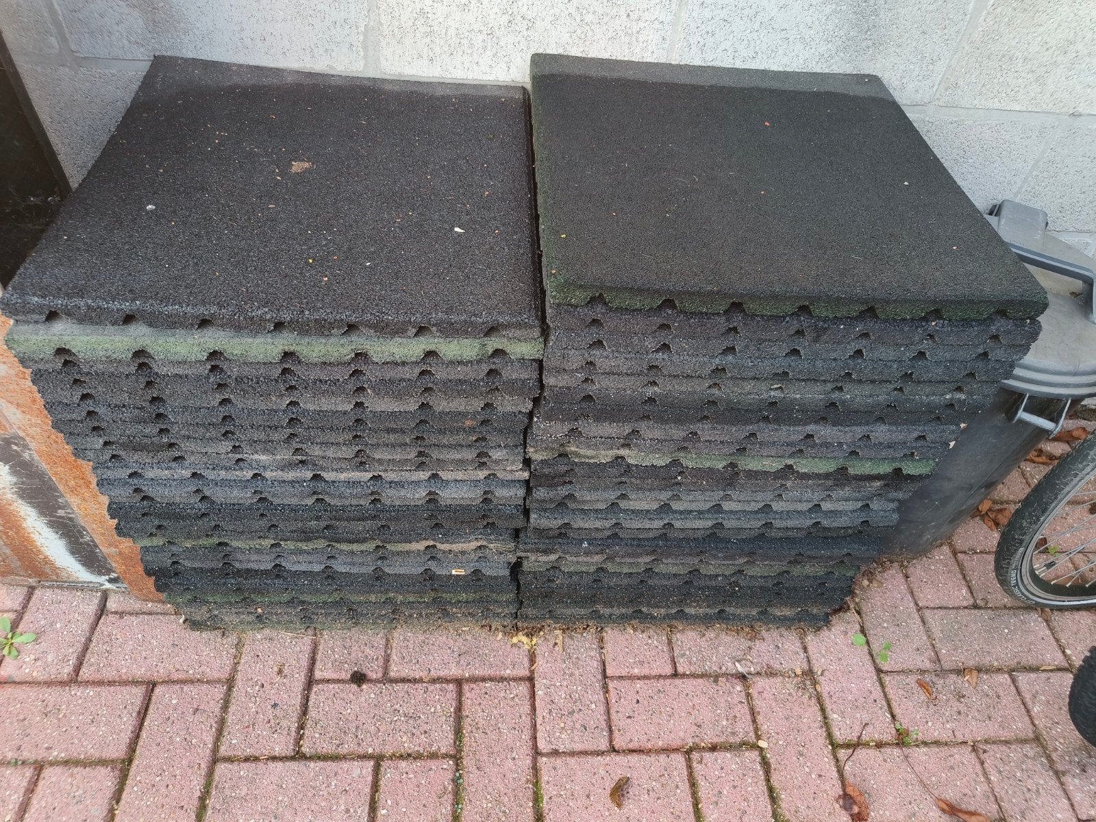 rubber tegels rubber matten zwembad trampoline, Enlèvement