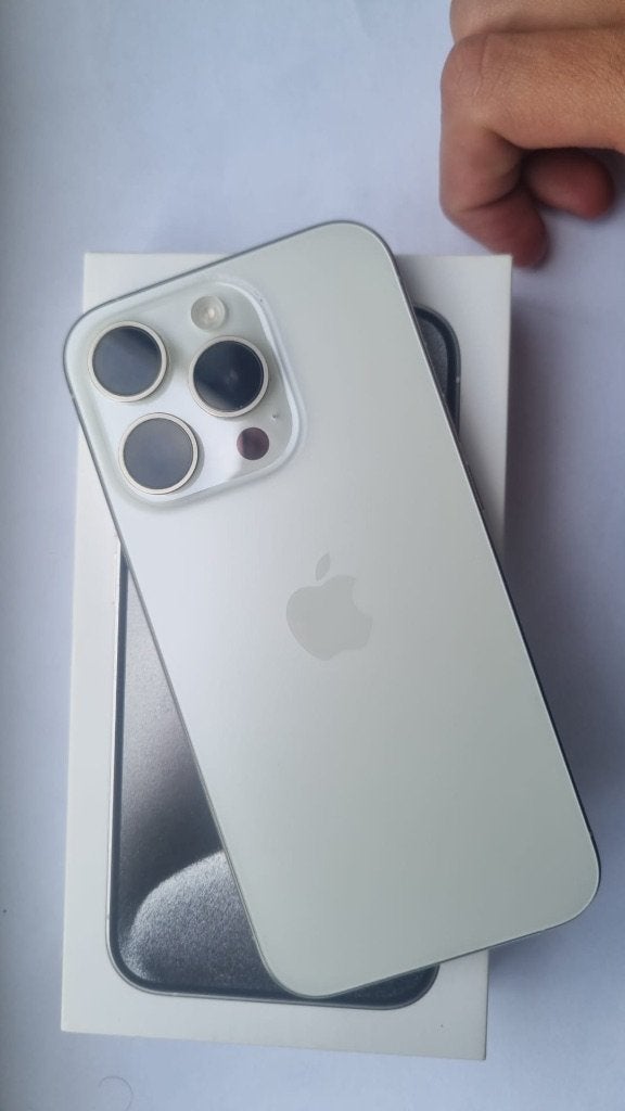 iPhone 15 pro 128gb wit, Telecommunicatie, Mobiele telefoons | Apple iPhone, 128 GB, 89 %, Wit, Ophalen of Verzenden
