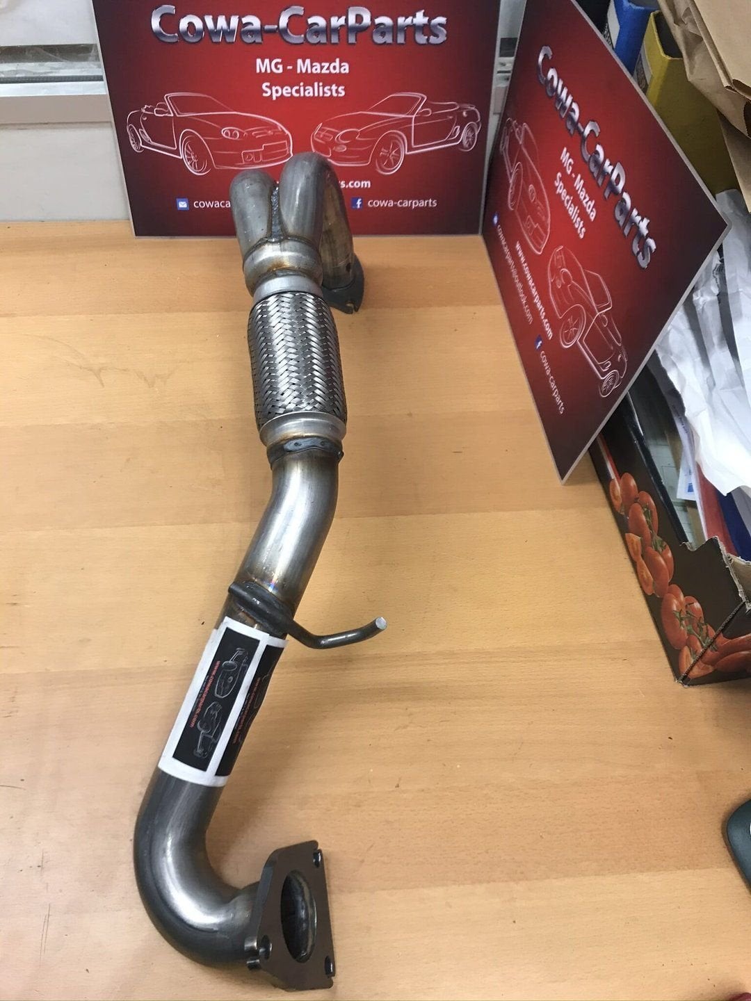mgf mg f mk2 mgtf mg tf flexpijp nieuw, Auto-onderdelen, Uitlaatsystemen, -, -, Nieuw, Ophalen of Verzenden
